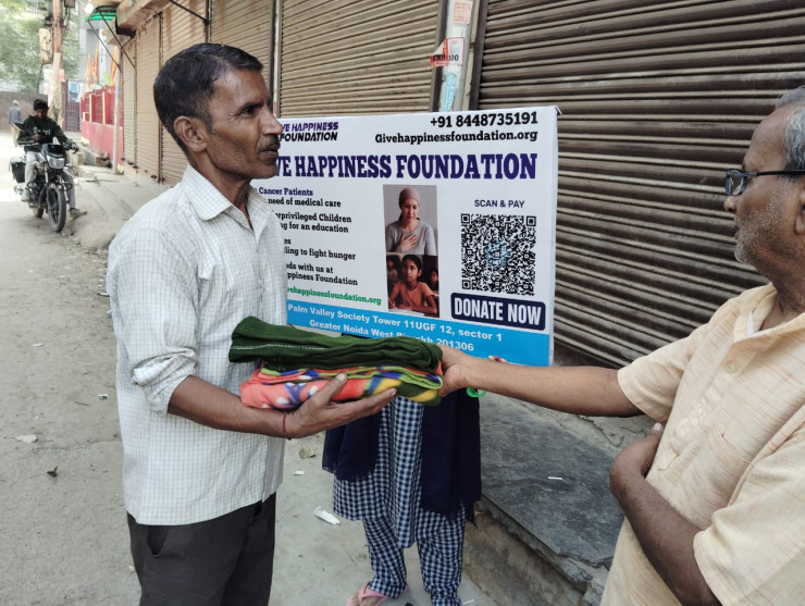 Blanket Distribution on 5th nov on Guru Purnima