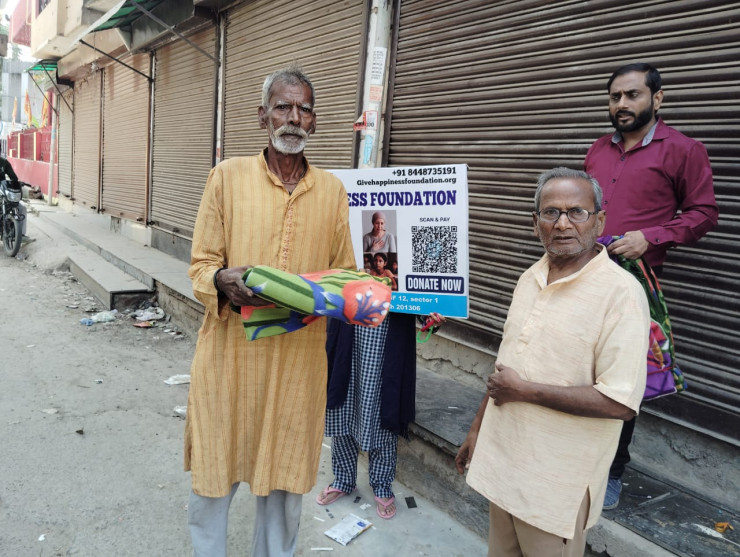 Blanket Distribution on 5th nov on Guru Purnima