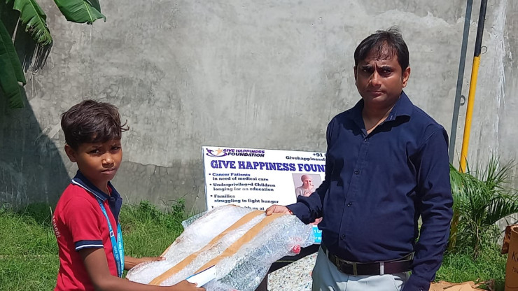 Study table Distribution  20th  August 2025 in Uma public School Greater Noida Uttar Pradesh